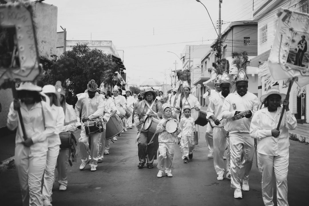 Fotografia documental 27 do Terno de Nossa Senhora do Rosário e São Benedito em Bocaiuva